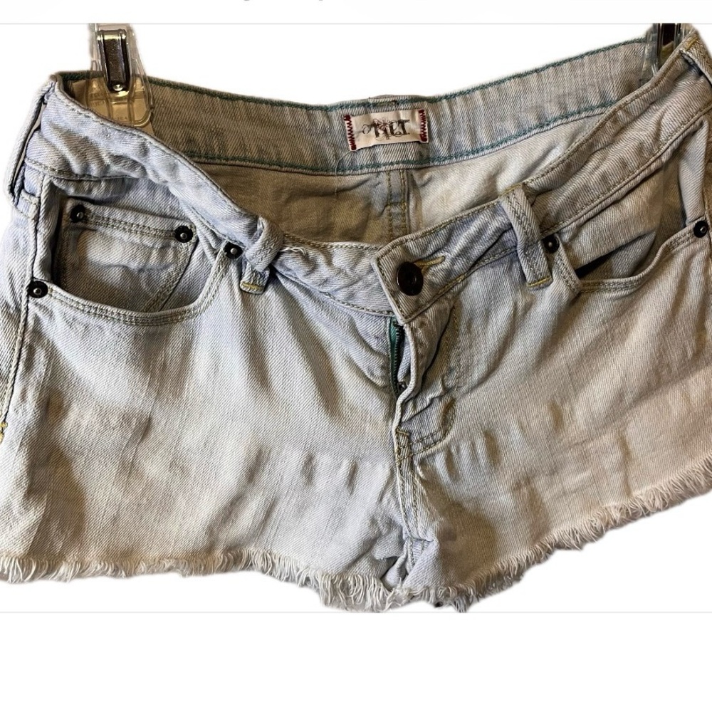 Light Blue Denim Shorts